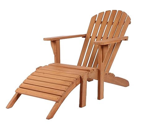 bene living Teakholz Gartenliege/Sessel - Adirondack Montreal von bene living