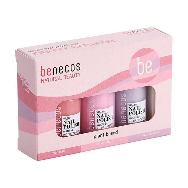 benecos Nagellack Set – Pretty in Pastel – 20-free – vegan von benecos