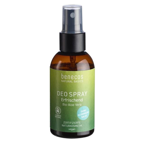 benecos Natural Basics Deo Spray - vegan - derm. getestet von benecos