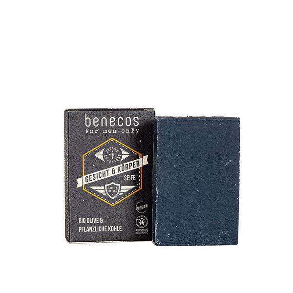benecos for men feste Gesichts- & Körperseife – vegan – plastikfrei von benecos