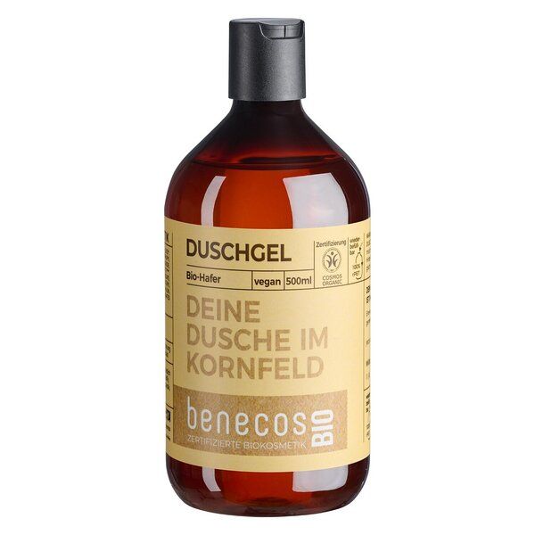 benecosBIO - Duschgel BIOHafer - DEINE DUSCHE IM KORNFELD – vegan - rPET von benecos