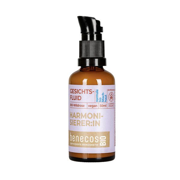 benecosBIO HARMONISIERER:IN GESICHTSFLUID BIO-WILDROSE von benecos