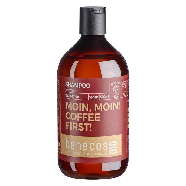 benecosBIO - Shampoo Energie BIO-Kaffee MOIN MOIN! COFFEE FIRST! von benecos