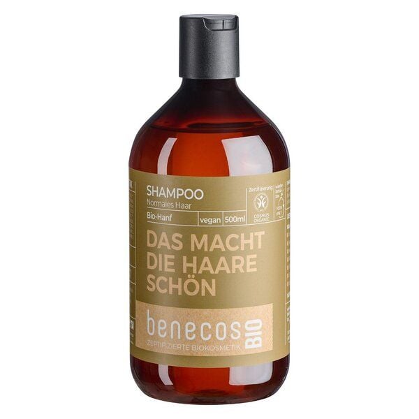 benecosBIO - Shampoo Normales Haar BIO-Hanf - DAS MACHT DIE HAARE SCHÖN benecosBIO - Shampoo Normales Haar BIO-Hanf - DAS MACHT DIE HAARE SCHÖN von benecos