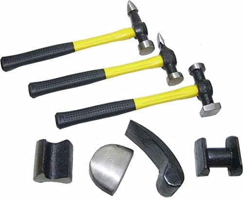 Ausbeulset Ausbeulsatz Ausbeulhammer Karosserie Werkzeug Hammer Dellen Beulen K von BENSON