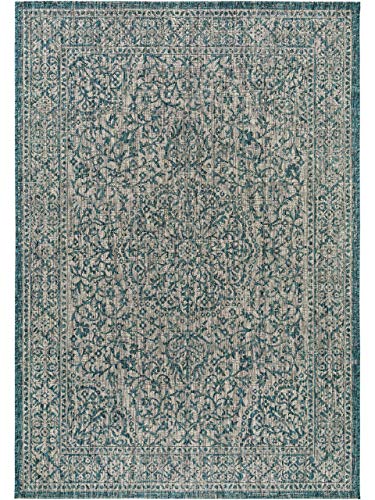 Benuta In- & Outdoor-Teppich Cleo Blau 80x150 cm - Outdoor-Teppich für Balkon & Garten, 4053894811630 von benuta