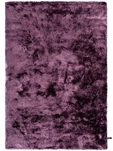 Benuta Shaggy Hochflor Teppich Whisper Lila 160x230 cm | Langflor Teppich für Schlafzimmer und Wohnzimmer von benuta