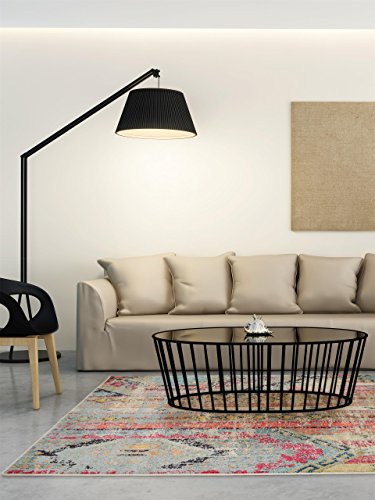 benuta Nest Teppich Casa - Kunstfaser - Rechteckig & im Style: Vintage, Orient Style - Pflegeleicht für Wohnzimmer Schlafzimmer, Türkis, 120x170 cm von benuta
