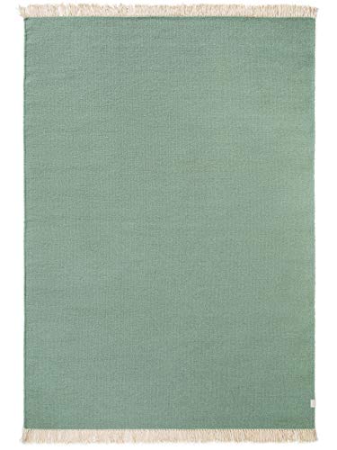 Benuta Wollteppich Liv Hellgrün 140x200 cm - Naturfaserteppich aus Wolle, 4053894793448 von benuta