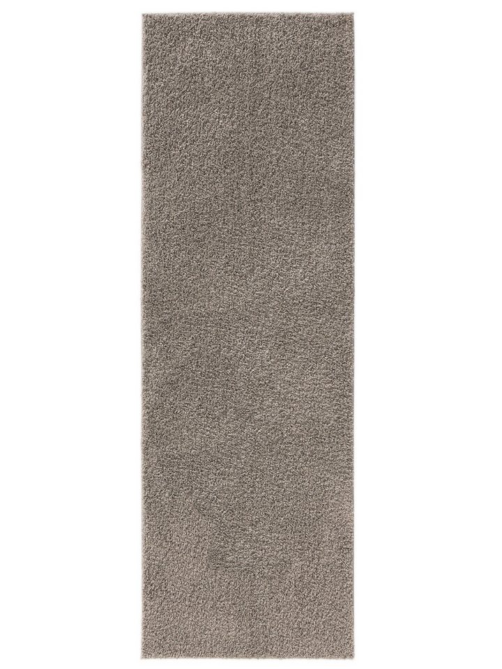 Hochflor-Teppich Soho, benuta, rechteckig, Höhe: 31 mm, Kunstfaser, Uni, Contemporary, Wohnzimmer von benuta