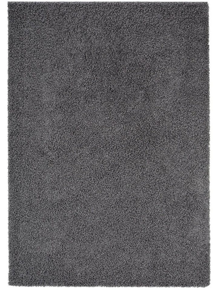 Hochflor-Teppich Swirls, benuta, rechteckig, Höhe: 21 mm, Kunstfaser, Berber, Ethno-Style, Wohnzimmer von benuta