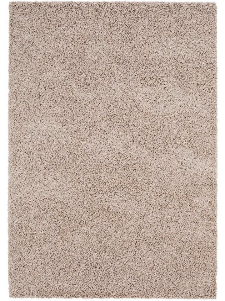 Hochflor-Teppich Swirls, benuta, rechteckig, Höhe: 21 mm, Kunstfaser, Berber, Ethno-Style, Wohnzimmer von benuta