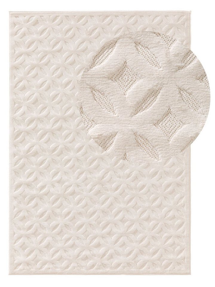 benuta Outdoorteppich Bonte, rechteckig, Höhe: 5 mm, Kunstfaser, Berber, Ethno-Style, Wohnzimmer von benuta