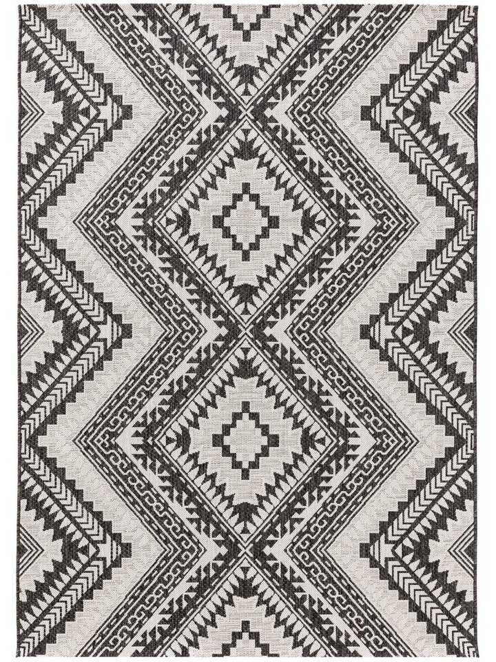 benuta Outdoorteppich Cleo, rechteckig, Höhe: 5 mm, Kunstfaser, Berber, Ethno-Style, Wohnzimmer von benuta