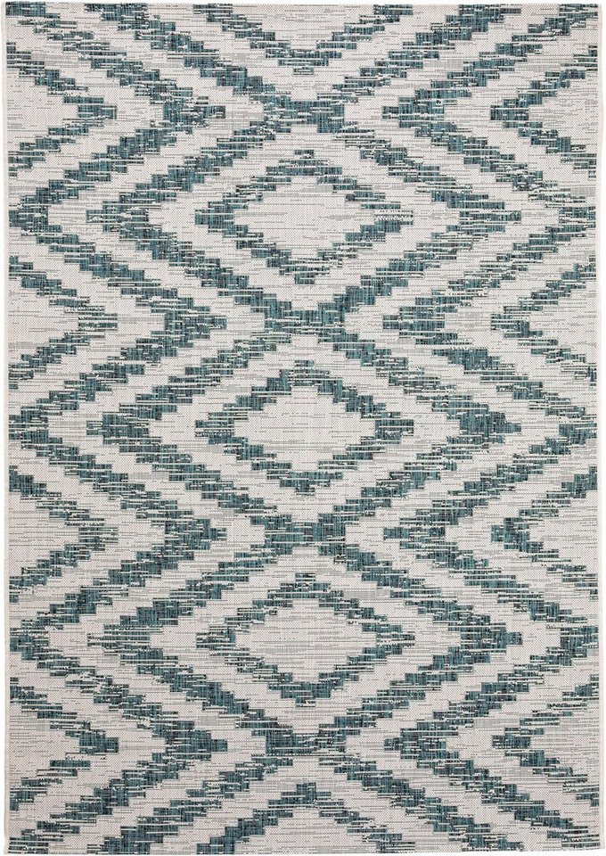 Outdoorteppich Cleo, benuta, rechteckig, Höhe: 5 mm, Kunstfaser, Berber, Ethno-Style, Wohnzimmer von benuta