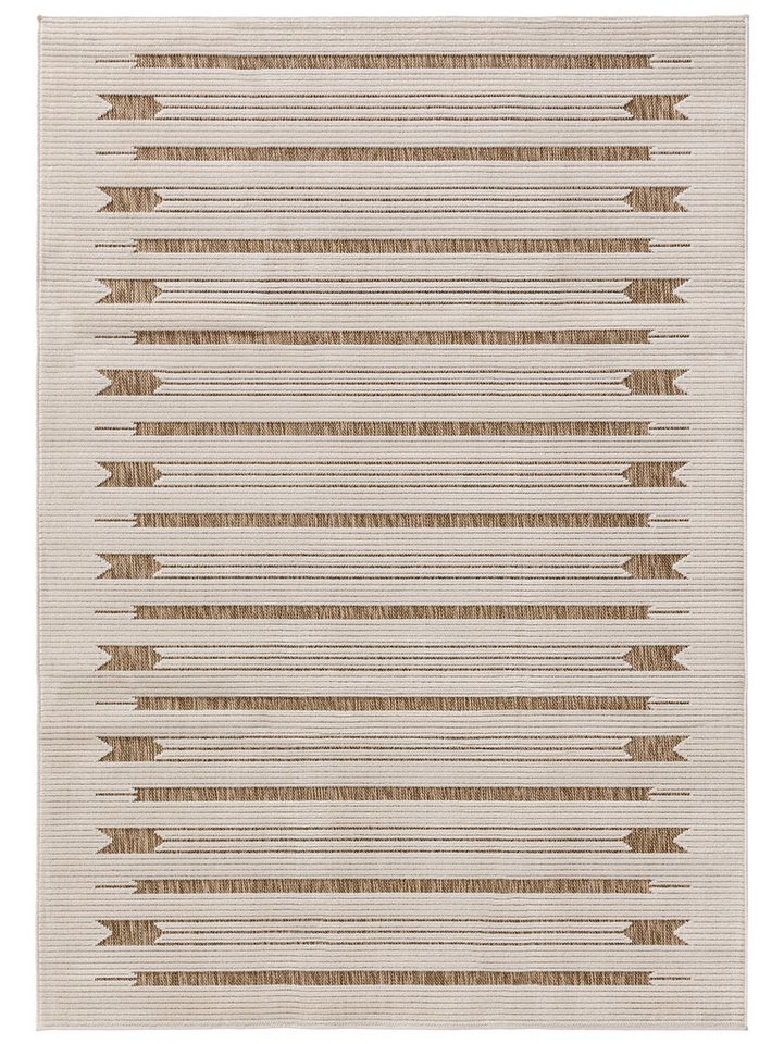 Outdoorteppich Kaleo, benuta, rechteckig, Höhe: 5 mm, Kunstfaser, Berber, Ethno-Style, Wohnzimmer von benuta