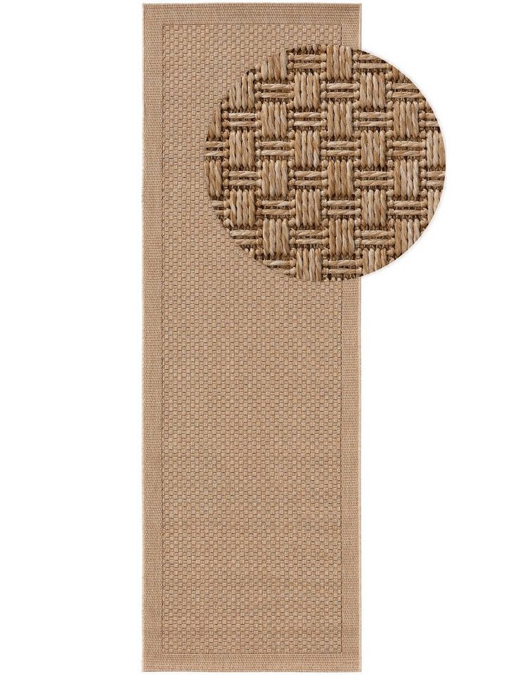 Outdoorteppich Naoto, benuta, rechteckig, Höhe: 5 mm, Kunstfaser, Berber, Ethno-Style, Wohnzimmer von benuta