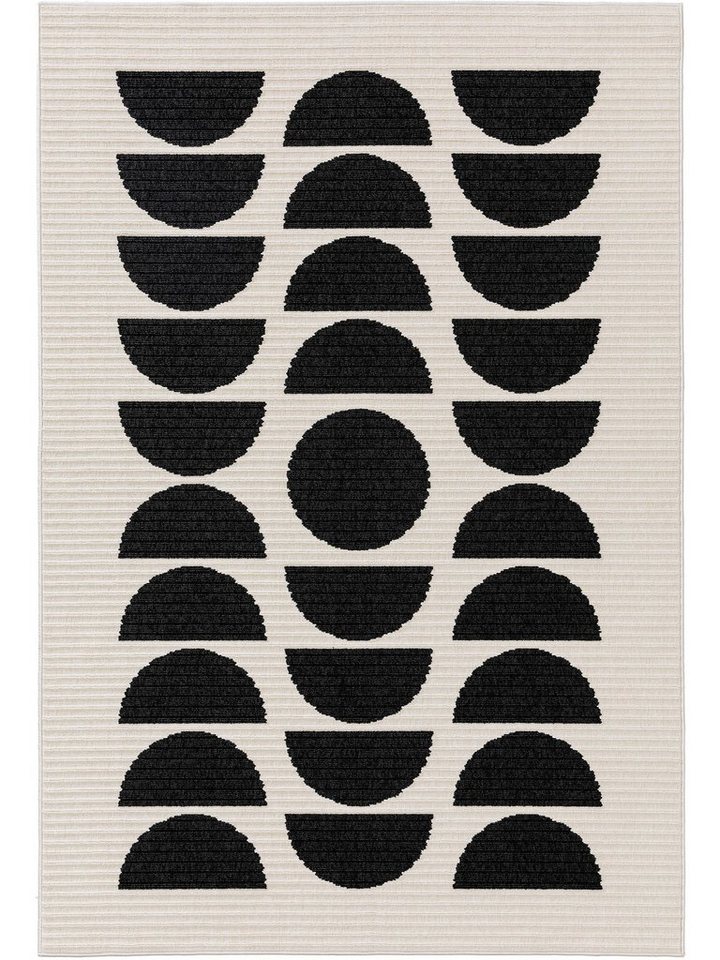 Outdoorteppich Taro, benuta, rechteckig, Höhe: 5 mm, Kunstfaser, Berber, Ethno-Style, Wohnzimmer von benuta