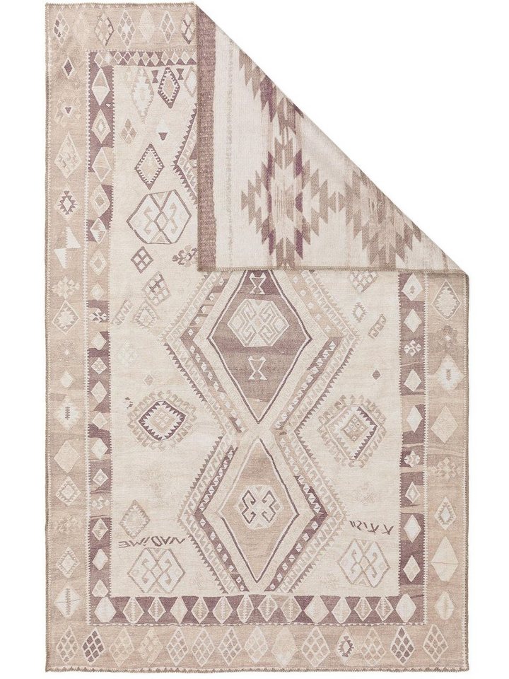 Teppich Ana, benuta, rechteckig, Höhe: 5 mm, Kunstfaser, Berber, Ethno-Style, Wohnzimmer von benuta
