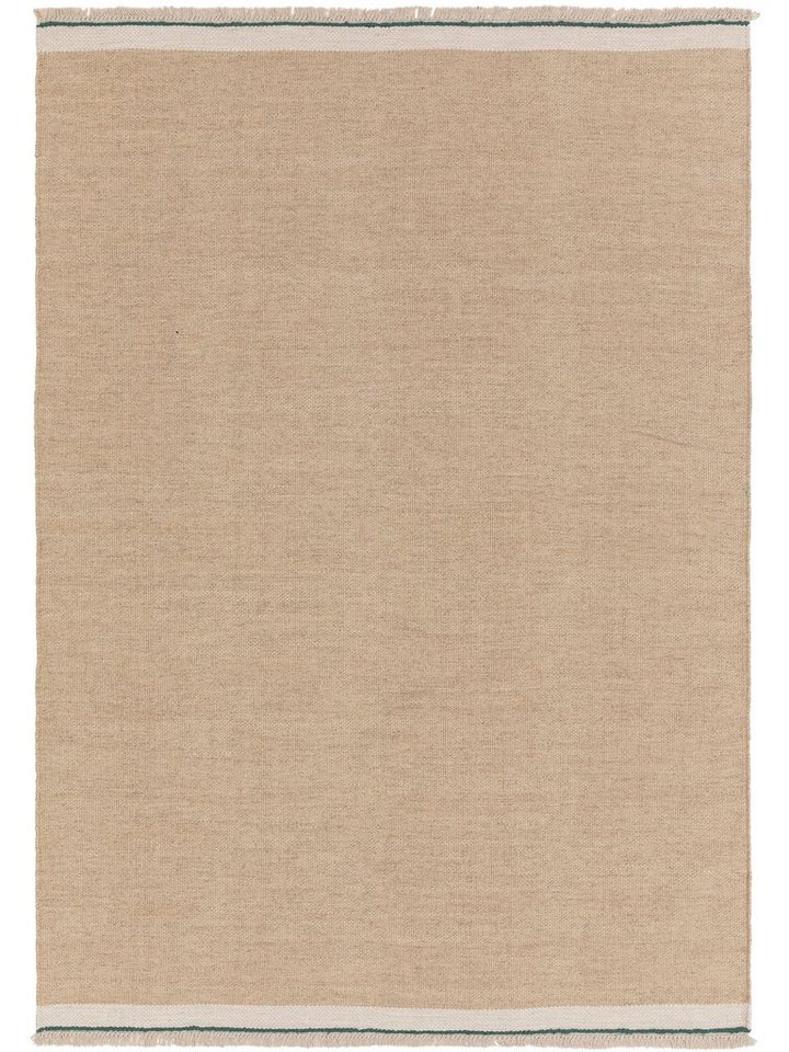 Wollteppich Karla, benuta, rechteckig, Höhe: 5 mm, Kunstfaser, Berber, Ethno-Style, Wohnzimmer von benuta