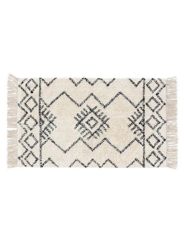 benuta Badematte Naomi, Höhe 6 mm, Baumwolle, rechteckig, 100% Baumwolle, handgeknüpft, Boho-Style, Badezimmer, Küche benuta Badematte Naomi, Höhe 6 mm, Baumwolle, rechteckig, 100% Baumwolle, handgeknüpft, Boho-Style, Badezimmer, Küche von benuta