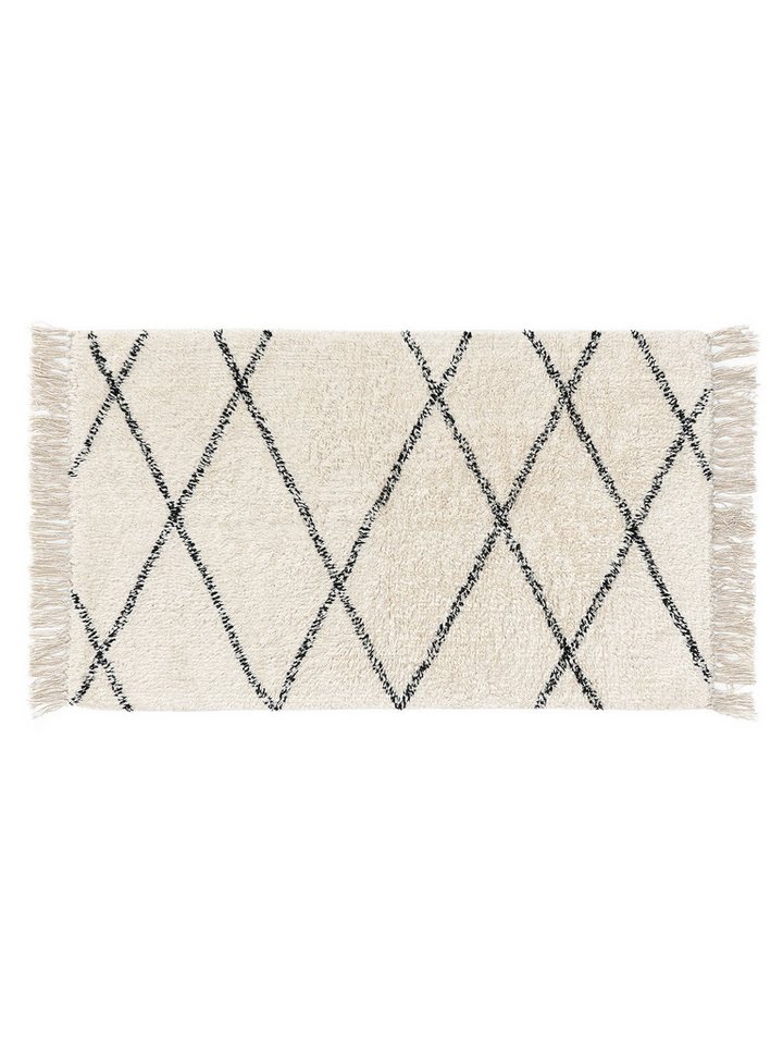 benuta Badematte Naomi, Höhe 6 mm, Baumwolle, rechteckig, 100% Baumwolle, handgeknüpft, Boho-Style, Badezimmer, Küche benuta Badematte Naomi, Höhe 6 mm, Baumwolle, rechteckig, 100% Baumwolle, handgeknüpft, Boho-Style, Badezimmer, Küche von benuta