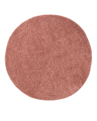 benuta Basic Hochflorteppich Soho - rosa ø 120 cm rund - Kuschelig Weicher Teppich im Minimalistischen Look - Pflegeleicht - Fußbodenheizung Geeignet benuta Basic Hochflorteppich Soho - rosa ø 120 cm rund - Kuschelig Weicher Teppich im Minimalistischen Look - Pflegeleicht - Fußbodenheizung Geeignet von benuta