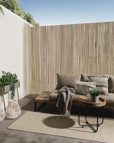 benuta Basic In- & Outdoor Teppich Iowa - Taupe 80x300 cm - Boho Jute-Look - Wetterfest & UV-beständig für Balkon, Terrasse, Garten, Küchenteppich & Wohnzimmerteppich - Strapazierfähig & Robust von benuta