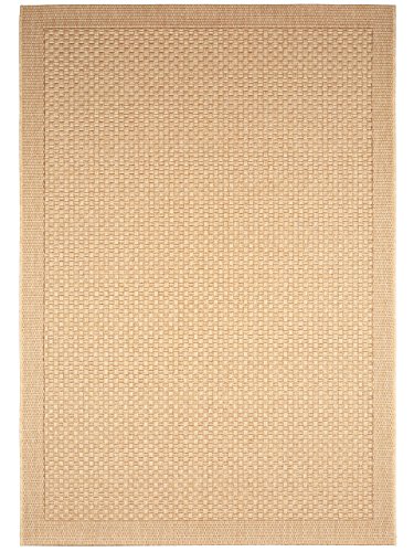 benuta In- & Outdoor Teppich Naoto Beige 120x170 cm | Pflegeleichter Teppich geeignet für Innen- und Außenbreich, Balkon und Terrasse von benuta