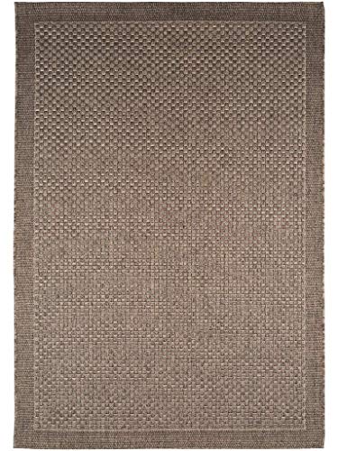 benuta In- & Outdoor Teppich Naoto Grau 160x230 cm | Pflegeleichter Teppich geeignet für Innen- und Außenbreich, Balkon und Terrasse von benuta