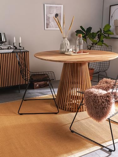 benuta Nest Sisal Naturfaser Teppich Sana - Beige 140x200 cm - Robuster Teppich für Esszimmer & Wohnzimmer - 100% Sisal Naturfaser - Zeitloses Design von benuta