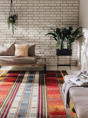 benuta Nest Artis - Rechteckig - Pflegeleicht für Wohnzimmer Schlafzimmer, Multicolor, 80x165 cm von benuta