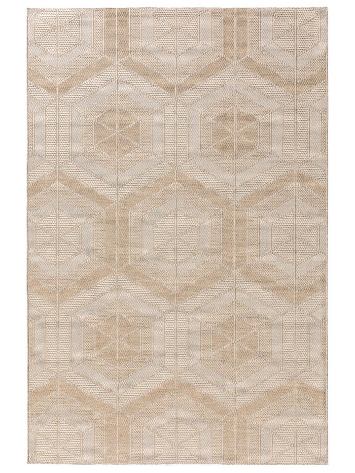 benuta Outdoorteppich Bronco, rechteckig, Höhe: 5 mm, Kunstfaser, Berber, Ethno-Style, Wohnzimmer von benuta