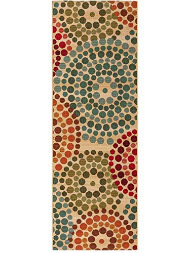 benuta PLUS In- & Outdoor-Teppich Artis Beige/Multicolor 80x250 cm - Outdoor-Teppich für Balkon & Garten von benuta