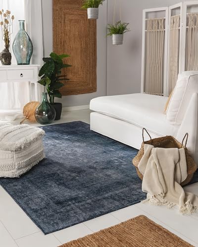 benuta Teppich Laury Blau 80x150 cm von benuta