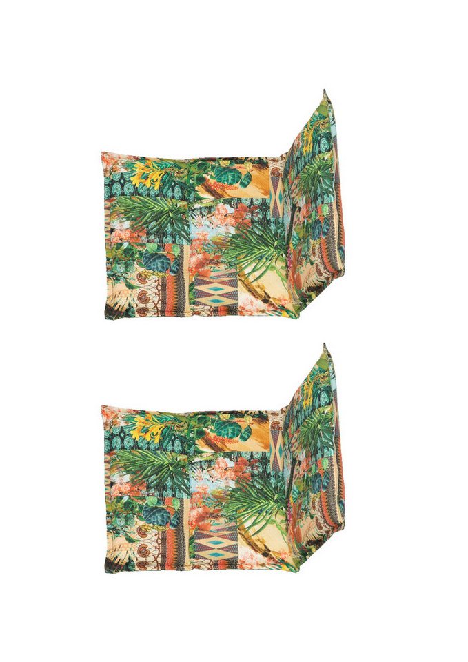 beo Polsterauflage Saumauflage Niedriglehner Turin im Set, (Set), Gartenstuhlauflage, Sitzauflage, Sitzkissen Outdoor, 98x46x8 cm von beo