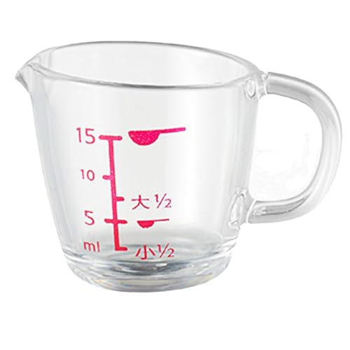 bephible Mini-Messbecher, transparent, praktische Skala, 15 ml, wiederverwendbar, tragbar, Kochen, Gewürze für Zuhause, Küche, Restaurant, Bäckerei, kompakt, transparent bephible Mini-Messbecher, transparent, praktische Skala, 15 ml, wiederverwendbar, tragbar, Kochen, Gewürze für Zuhause, Küche, Restaurant, Bäckerei, kompakt, transparent von bephible