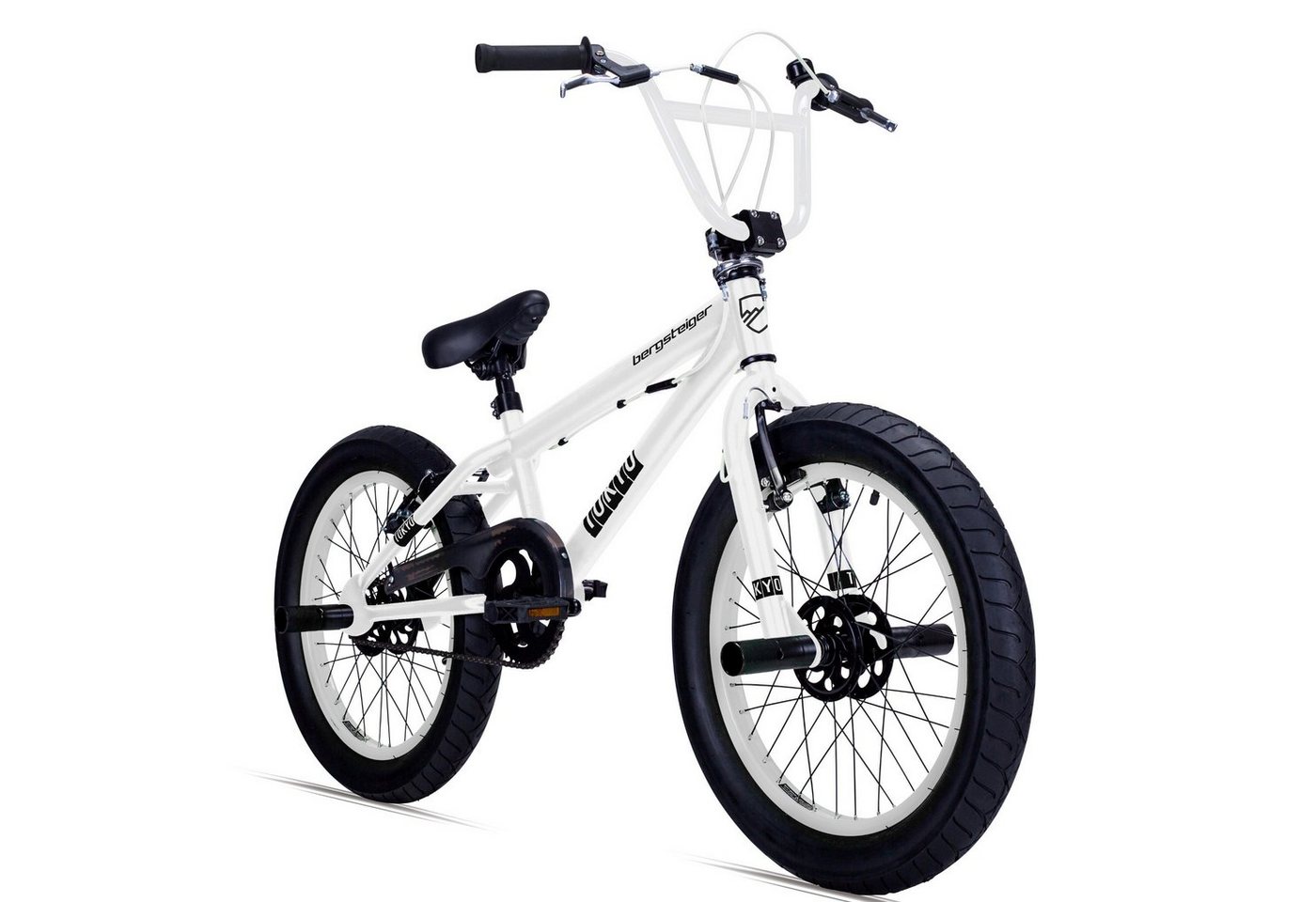 bergsteiger BMX-Rad Tokyo 20 Zoll BMX, Fatbike, 360° Rotor-System, Freestyle, 1 Gang von bergsteiger