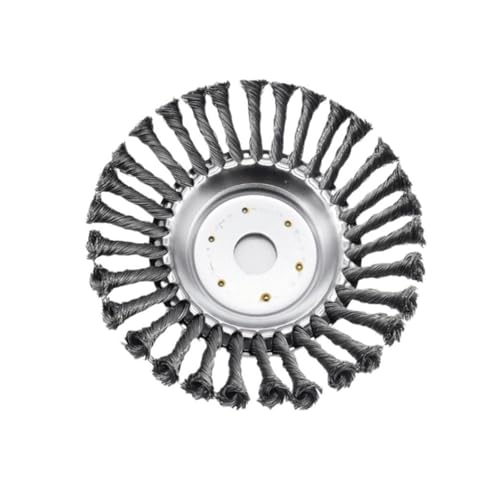 ProfiTrim - Unzerstörbarer Fadentrimmer Kopf 200 x 25,4 mm Stahl Drahtbürste Unkrautbürste für Freischneider - Effektiv zur Moos - und Unkrautentfernung von bergxperten