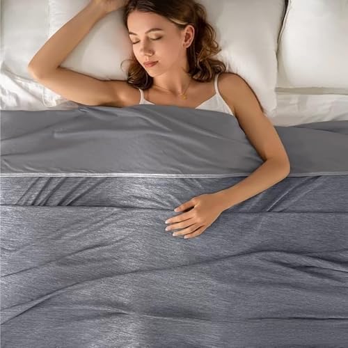 bergxperten SweetNap SweetCool - Cooling Blanket Doppelseitige Leichte Selbstkühlende Decke, Dünn & Atmungsaktiv, für Wohn- & Sofa - Gebrauch von bergxperten