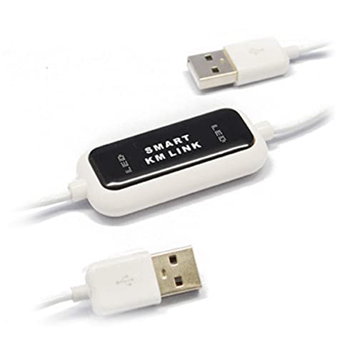 berjalan USB 2.0 Smart KM Link PC zu PC Tastatur Maus Synchronisation Datenverbindung USB Verlängerungskabel Datenübertragung Datendateien USB Schalter von berjalan