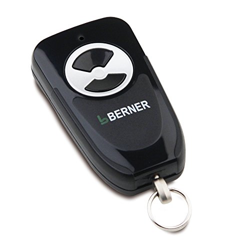 Berner Miniatur Handsender BDS120 (Fernbedienung für Garagentorantriebe, Frequenz 868 MHz, 2 Kanal, orangenes LED-Licht, inkl. Batterie) 2907931 von BERNER TORANTRIEBE