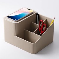 Multifunktionaler Schreibtisch Organizer Mit Handyhalter - Stiftehalter & Aufbewahrung Für Büro, Schule Oder Schminktisch Multifunktionaler Schreibtisch Organizer Mit Handyhalter - Stiftehalter & Aufbewahrung Für Büro, Schule Oder Schminktisch von berryprint3DE