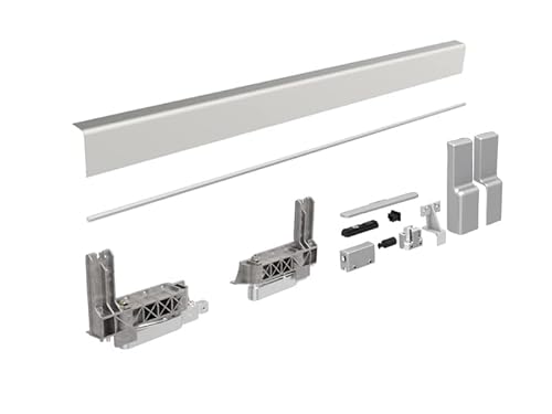 beschlagswelt Ott GU PSK Reparatursatz 966/200 verschiedene Farben (1940mm DIN-Links, silber EV1) von beschlagswelt ott