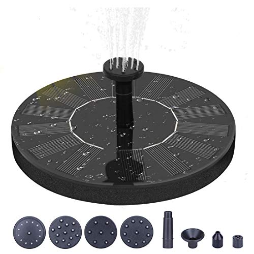 Solar Springbrunnen 1.5W Verbesserter, Solar Teichpumpe mit 6 Effekte Solar Teichpumpe Solar Schwimmender Fontäne Pumpe für Gartenteich Oder Springbrunnen Vogel-Bad Fisch Behälter Solar Springbrunnen 1.5W Verbesserter, Solar Teichpumpe mit 6 Effekte Solar Teichpumpe Solar Schwimmender Fontäne Pumpe für Gartenteich Oder Springbrunnen Vogel-Bad Fisch Behälter von beseloa