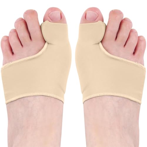 beseloa 2 PCS Hallux Valgus Korrektur für den Großen Zeh, Hammerzeh Korrektur und Schutz,Hallux Valgus mit Silikonpads für Herren und Damen Schutz der großen Zehe,Universalgröße von beseloa