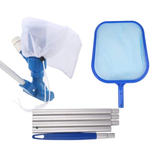 beseloa Vakuumsauger Pool Reinigungsset, Poolsauger Poolreinigung Bodensauger mit Aluminiumstange, Pool Bodensauger mit Schneller Reinigung für Pool Whirlpools Aquarien Spas Teich von beseloa