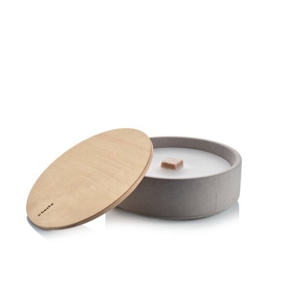 beske Kerzenfresser Betonfeuer® 'Suma' mit Dauerdocht, Dauerfeuer, Wachsfresser von beske
