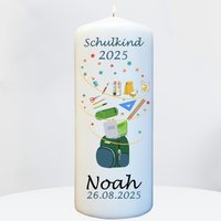 Kerze Schulkind Mit Namen Und Datum Personalisiert Für Junge Mädchen Kerze Schulkind Mit Namen Und Datum Personalisiert Für Junge Mädchen von besondereKerze