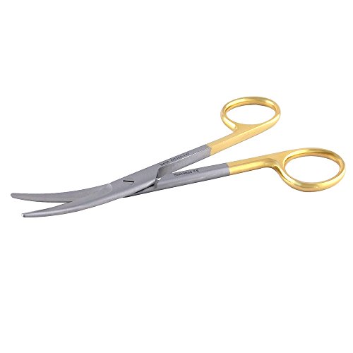 best for surgery Hochwertige professionelle schmale Mayo Hartmetall Universal-Schere beide Seiten stumpf 14cm gebogen rostfrei von best for surgery Scheren